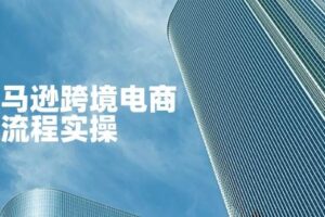 （14252期）亚马逊跨境电商全流程实操，教你从零开始，掌握店铺运营与广告技巧