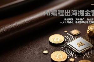 （17308期）AI编程出海掘金营：快速开发、海外推广、美金变现，一人公司模式，手把手带你稳定赚美金
