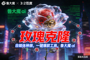 （16989期）玫瑰克隆神器，ai鲁大魔，自媒体必备的软件，一键爆款，详细教程