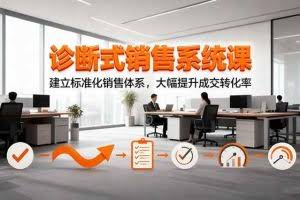 （16435期）诊断式销售系统课，建立标准化销售体系，大幅提升成交转化率