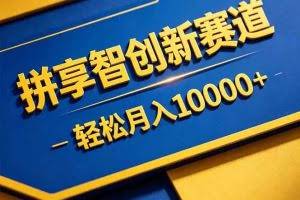 （18464期）拼多多享智创新赛道，卖一切可以通过网盘链接交付的虚拟商品，轻松月入10000＋