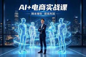 （18328期）AI+电商实战课，1人+N个AI 智能体，把SOP变AI员工，实现降本增效提高利润