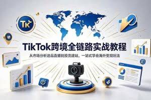 （18805期）TikTok+独立站跨境基础全套教程，拆解平台盈利逻辑，新手从零跑通变现全流程