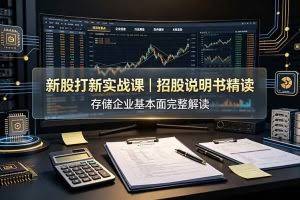 （19255期）付费文章：新股打新实战课｜招股说明书精读，存储企业基本面完整解读