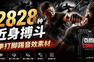 （19072期）宝藏级别音效！2828种近身搏斗拳打脚踢音效素材，全部中文分类，免解压使用  Close Combat