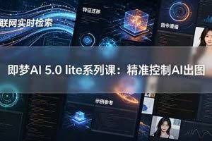（18962期）即梦AI 5.0 lite实战课：联网实时检索+特征迁移+指令遵循+示例参考，精准控制AI出图