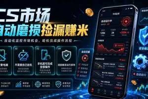 （18914期）CS市场自动磨损捡漏系统，无需电脑挂机，手机轻松赚米，日入300+