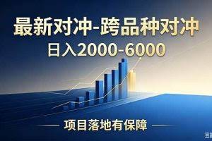 （18843期）跨品种对冲震撼首发！日收益2000-6000+，项目绿色长久，安全稳健，合规靠谱，可批量放大